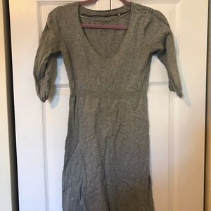 Thin sweater material mini dress